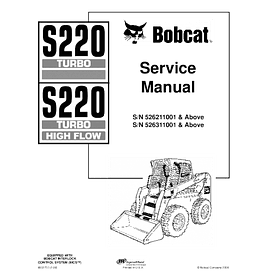 Manual de Reparación de Servicio - Bobcat S220