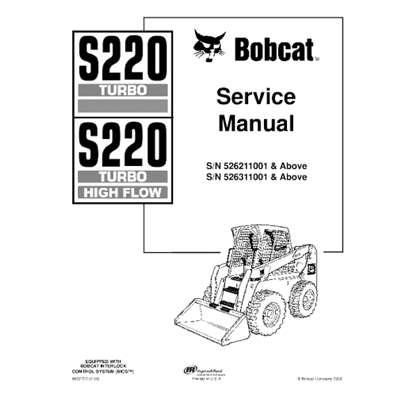 Manual de Reparación de Servicio - Bobcat S220