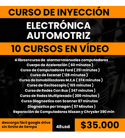 Curso de Inyección Electrónica Automotriz - 10 Vídeos