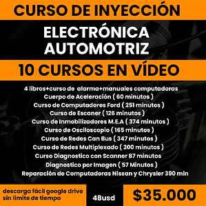 Curso de Inyección Electrónica Automotriz - 10 Vídeos