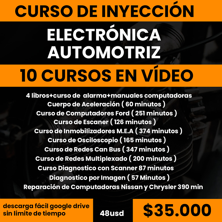 Curso de Inyección Electrónica Automotriz - 10 Vídeos 1
