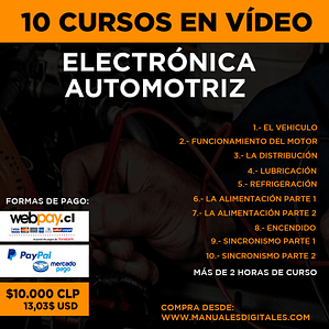 Curso Electrónica Automotriz - 10 Sessiones en Vídeo