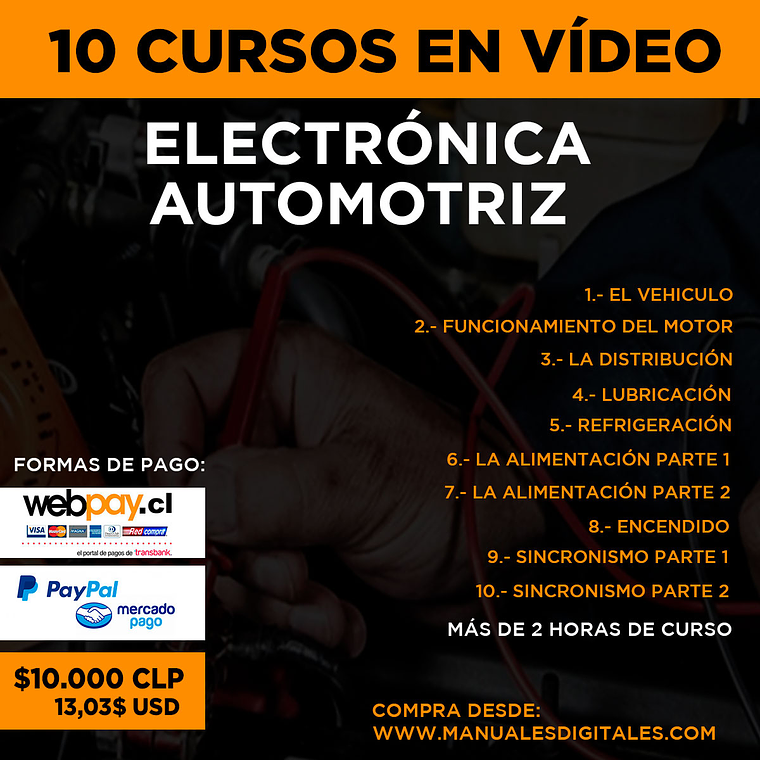 Curso Electrónica Automotriz - 10 Sessiones en Vídeo 1