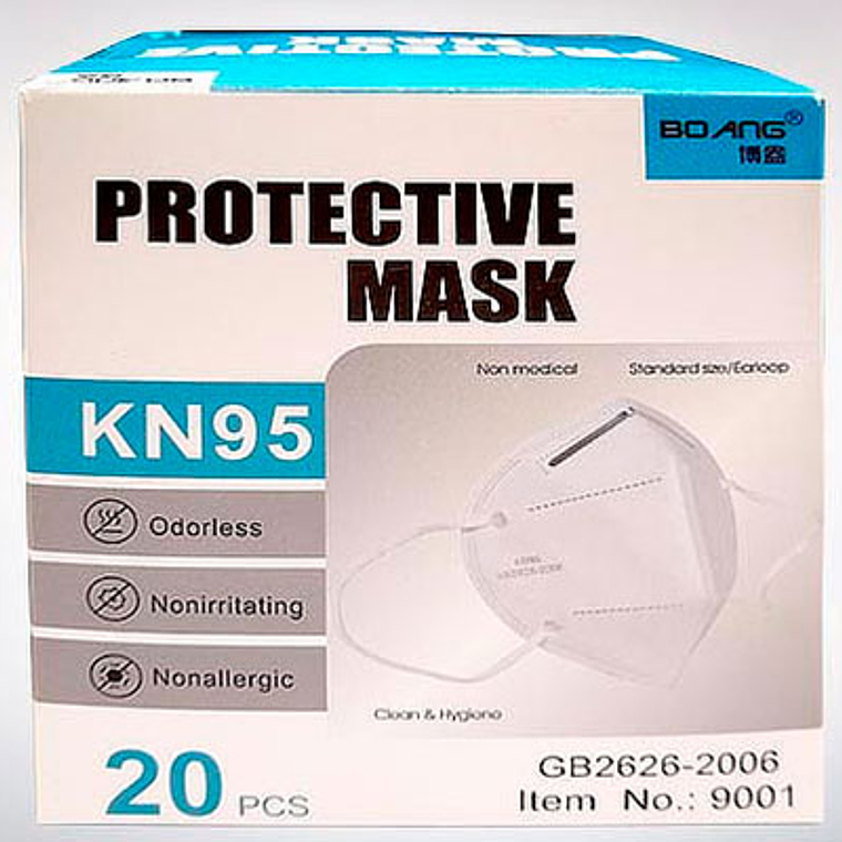 Pack 20 Mascarilla KN95 Proteccion Facial 5 Capas 2