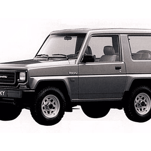 Manual de Taller - Daihatsu Rocky ( 1984 - 2002 ) En Inglés