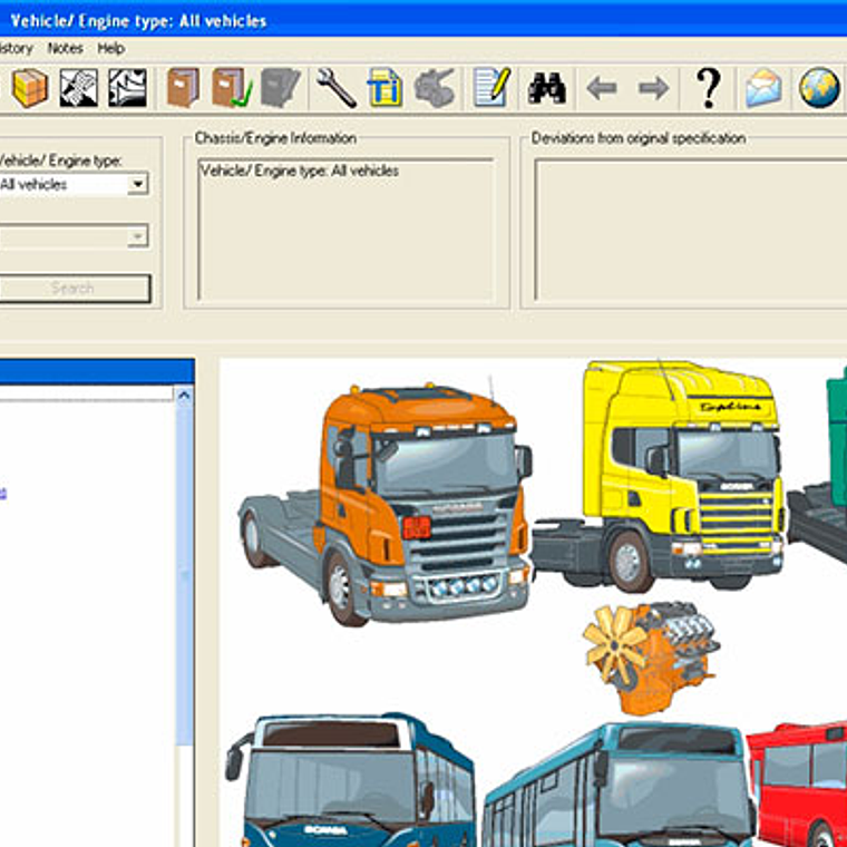 Scania Multilenguaje ( Incluye Español ) 1987 al 2019  1