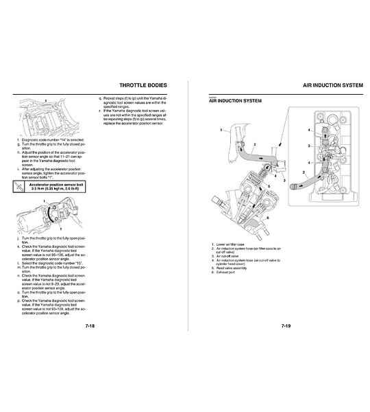 Manual de Taller /Servicio - Yamaha YZF-R6 ( 2017- 2019) Ingles