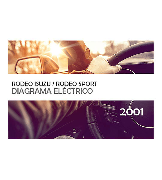 Diagramas eléctricos Isuzu Rodeo / Rodeo Sport ( 2001 ) inglés
