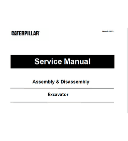 Manual de Taller y Servicio Caterpillar CAT M322D (W2S00001 y posteriores)