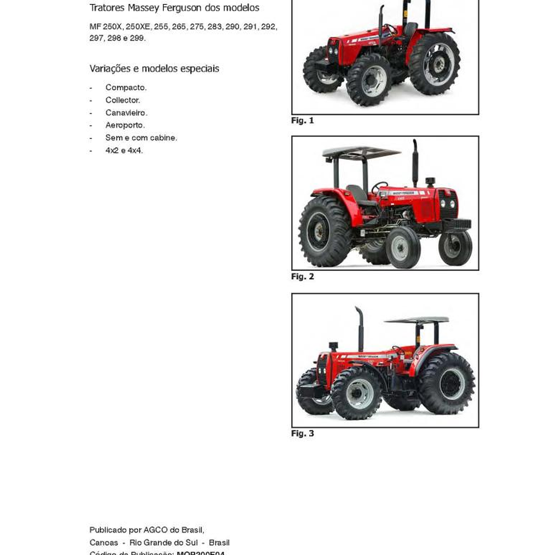 Manual de Taller - Massey Ferguson 275 - 290 (Portugués) 2