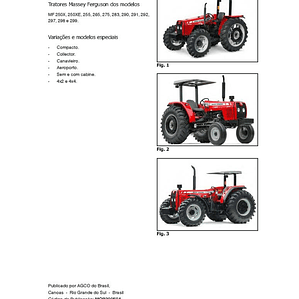Manual de Taller - Massey Ferguson 275 - 290 (Portugués)