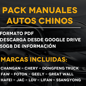 Pack Manuales Autos Chinos