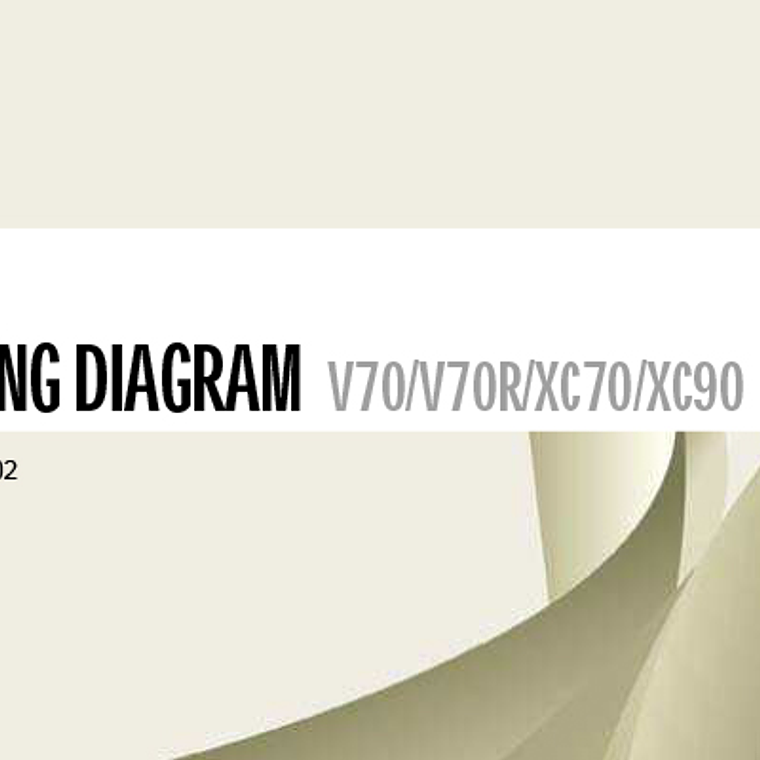 Diagramas eléctricos Volvo V70, V70R, XC70, XC90 ( 2007 ) 1