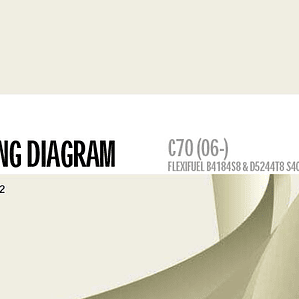 Diagramas eléctricos Volvo C70 - ( 2006 )
