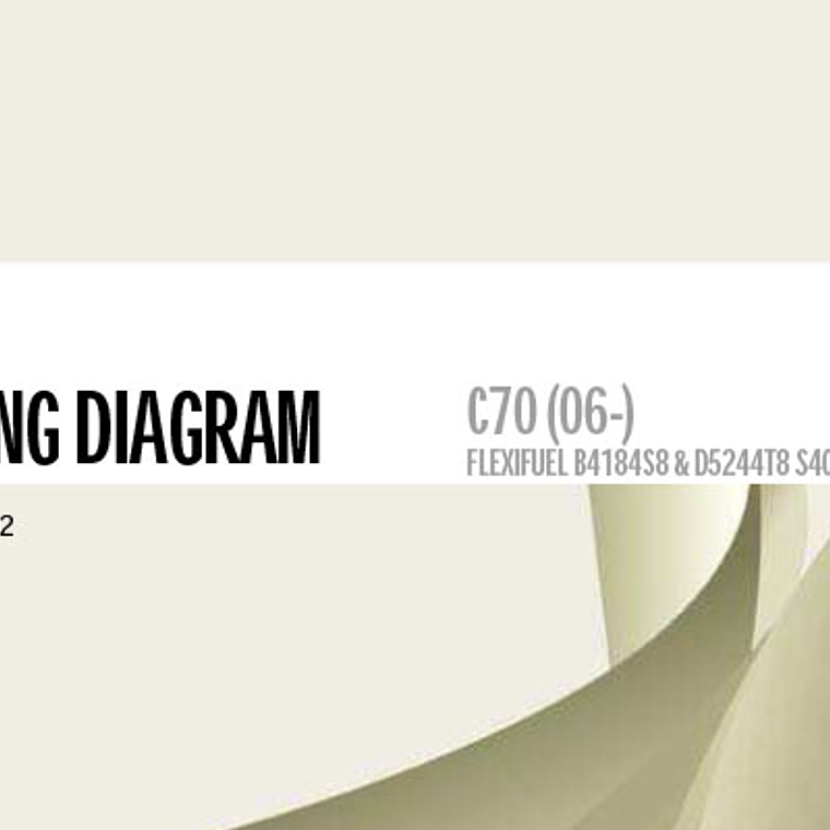 Diagramas eléctricos Volvo C70 - ( 2006 ) 1