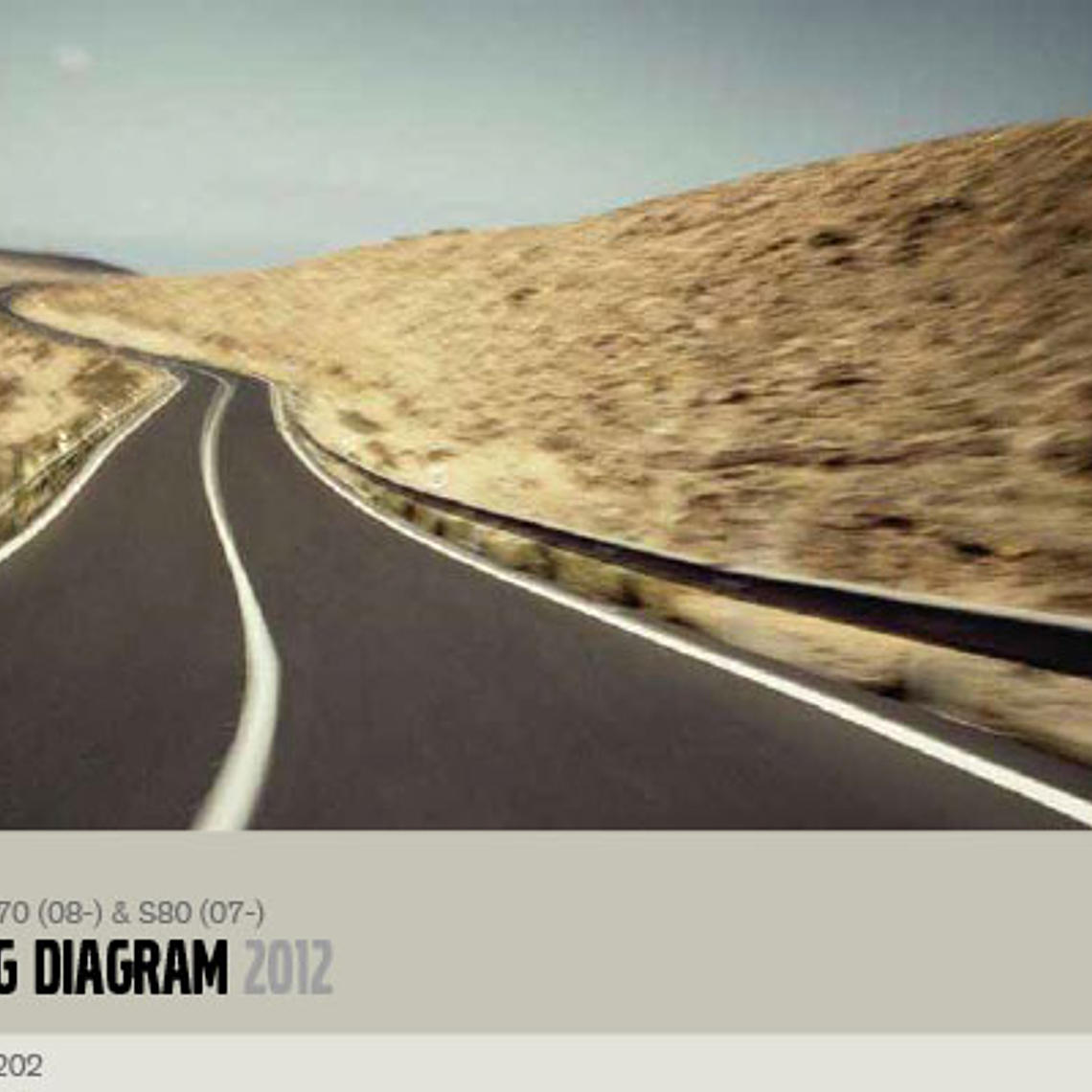 Diagramas eléctricos Volvo XC70 S80 ( 2012 ) 1