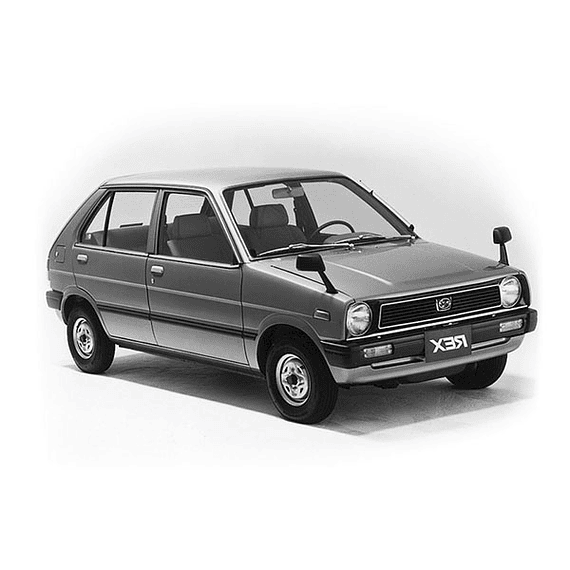 Manual De Taller Subaru Rex (1981-1986) Inglés