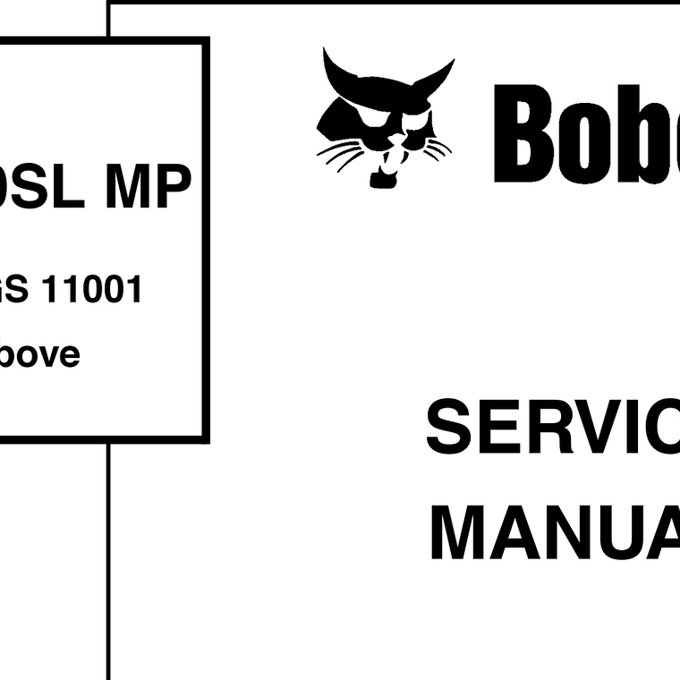 Manual de Taller - Bobcat T35120SL MP (Inglés) 1