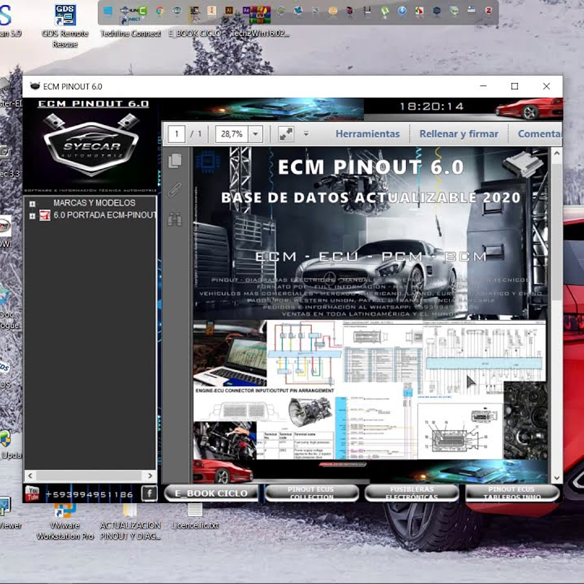 ECM PINOUT 8.0 (Offline) ECU + DIAGRAMAS (+80.000) 1
