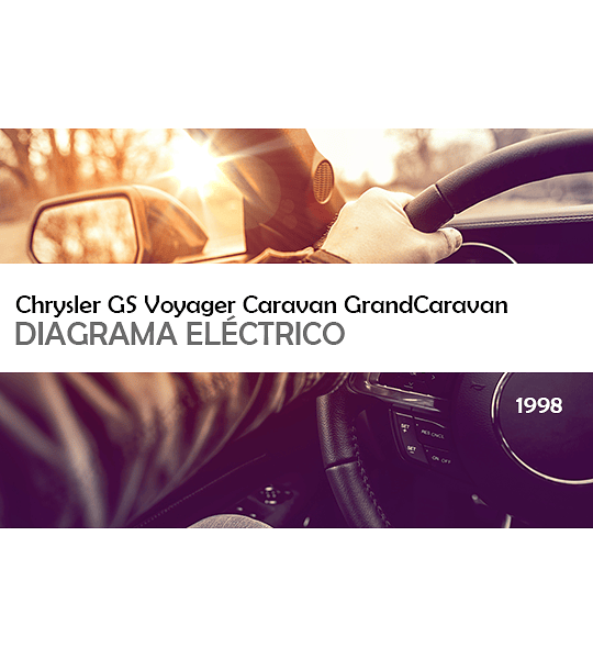 Diagrama Eléctrico Chrysler GS Voyager Caravan GrandCaravan ( 1998 ) inglés