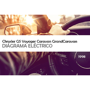 Diagrama Eléctrico Chrysler GS Voyager Caravan GrandCaravan ( 1998 ) inglés