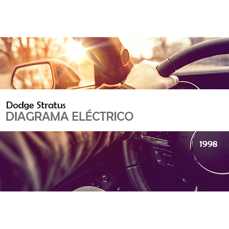Diagrama Eléctrico  Dodge Stratus ( 1998 ) inglés 1