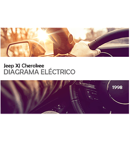 Diagrama Eléctrico Jeep XJ Cherokee ( 1998 ) inglés