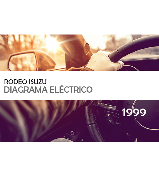 Diagramas eléctricos Isuzu Rodeo ( 1999 ) inglés