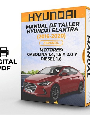Manual de Taller Hyundai Elantra (2016-2020) Español Diagramas Eléctricos