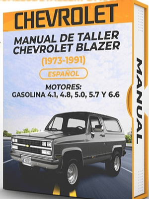 Manual de Taller Chevrolet Blazer (1973-1991) Español Diagramas Eléctricos