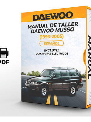 Manual de Taller Daewoo Musso (1993-2005) Español*** Diagramas Eléctricos