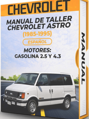 Manual de Taller Chevrolet Astro (1985-1995) Español Diagramas Eléctricos