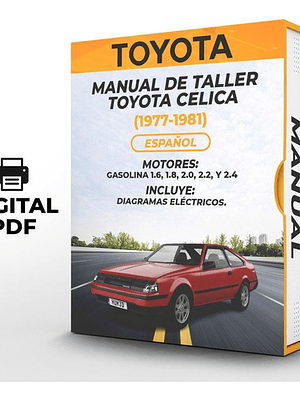 Manual de Taller Toyota Celica (1977-1981) Español Diagramas Eléctricos