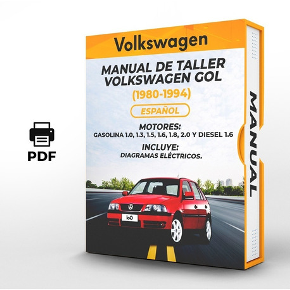 Manual de Taller Volkswagen Gol (1980-1994) Español Diagramas Eléctricos 1