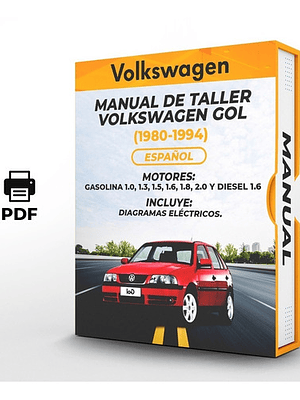 Manual de Taller Volkswagen Gol (1980-1994) Español Diagramas Eléctricos