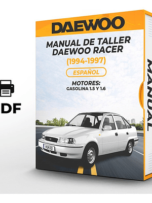 Manual de Taller Daewoo Racer (1994-1997) Español Diagramas Eléctricos