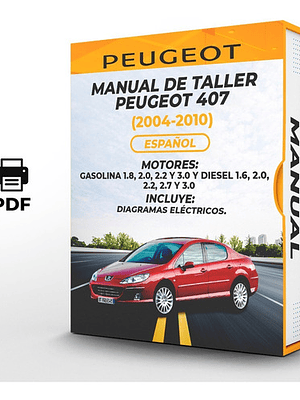 Manual de Taller Peugeot 407 (2004-2010) Español Diagramas Eléctricos