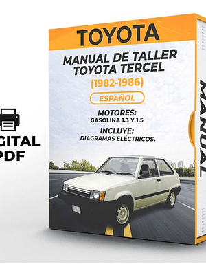 Manual de Taller Toyota Tercel (1982-1986) Español*** Diagramas Eléctricos