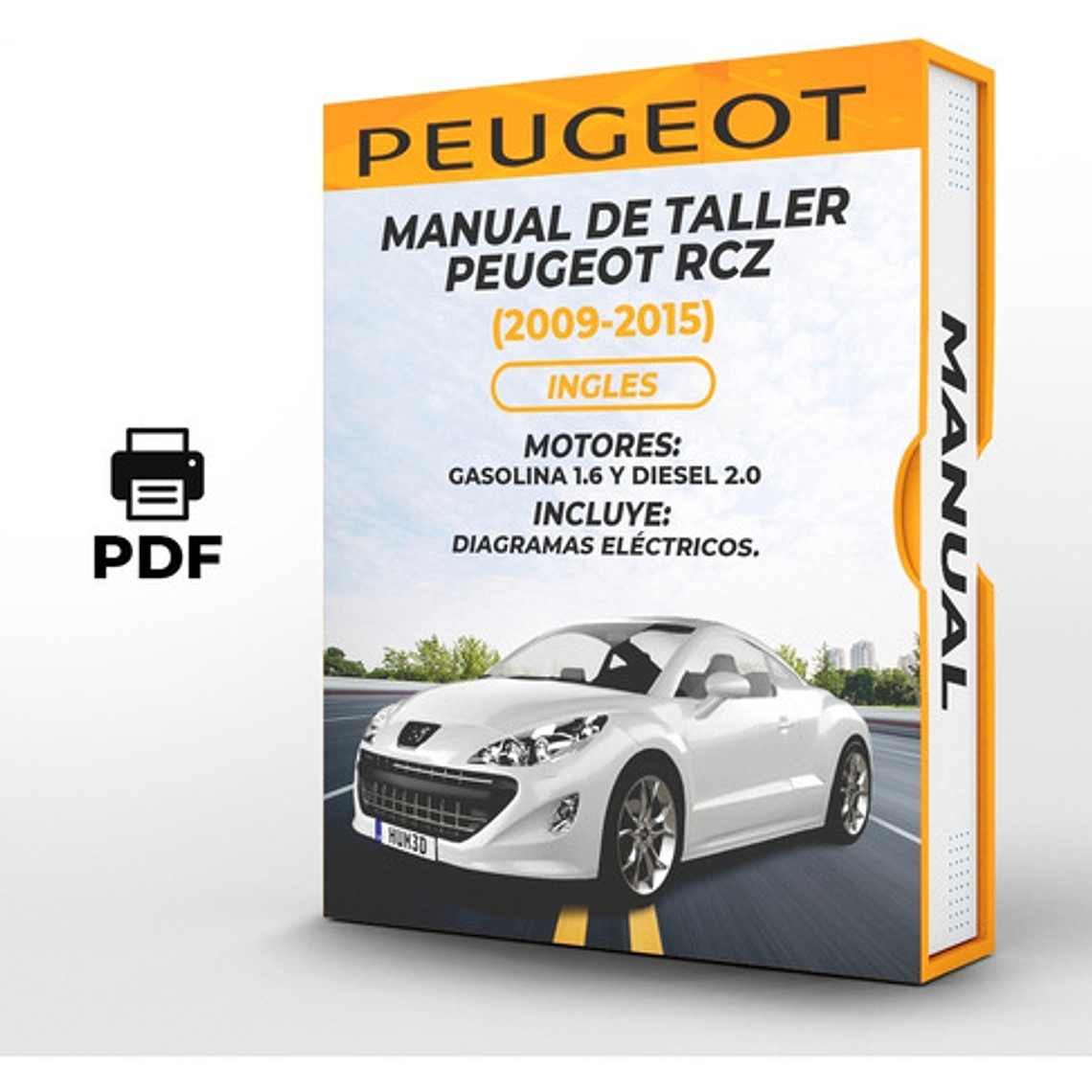 Manual de Taller Peugeot Rcz (2009-2015) Ingles Diagramas Eléctricos 1