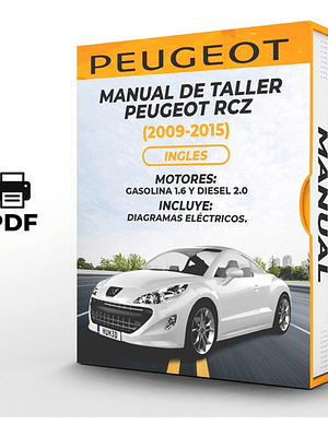 Manual de Taller Peugeot Rcz (2009-2015) Ingles Diagramas Eléctricos