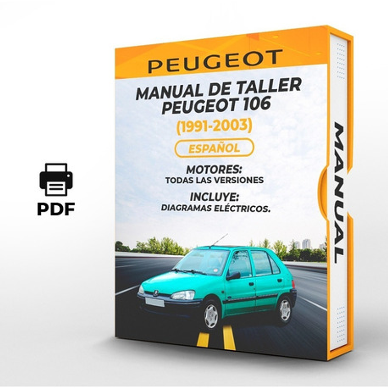 Manual de Taller Peugeot 106 (1991-2003) Español  Diagramas Eléctricos 1