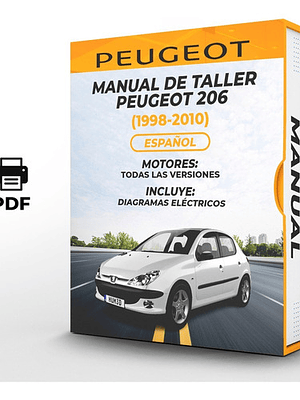 Manual de Taller Peugeot 206 (1998-2010) Español Diagramas Eléctricos