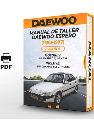 Manual de Taller Daewoo Espero (1990-1997) Español  Diagramas Eléctricos