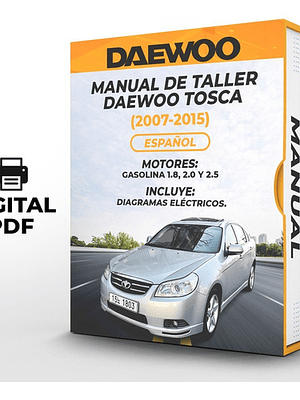 Manual de Taller Daewoo Tosca (2007-2015) Español*** Diagramas Eléctricos