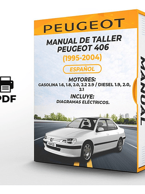 Manual de Taller Peugeot 406 (1995-2004) En Español Diagramas Eléctricos