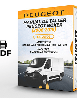 Manual de Taller Peugeot Boxer (2006-2018) Diagramas Eléctricos
