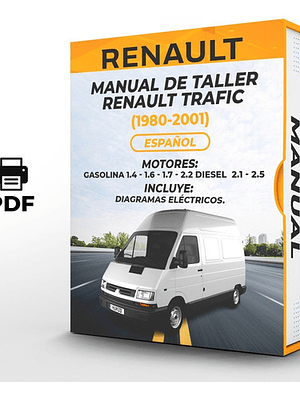 Manual de Taller Renault Trafic (1980-2001) Español Diagramas Eléctricos