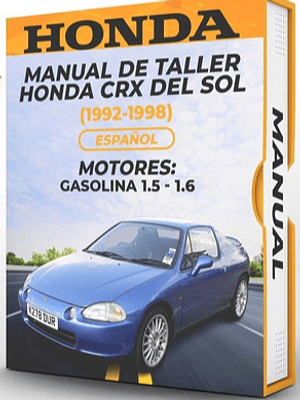 Manual de Taller Honda Crx Del Sol (1992-1998) Español Diagramas Eléctricos