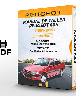 Manual de Taller Peugeot 405 (1987-1997) Español*** Diagramas Eléctricos