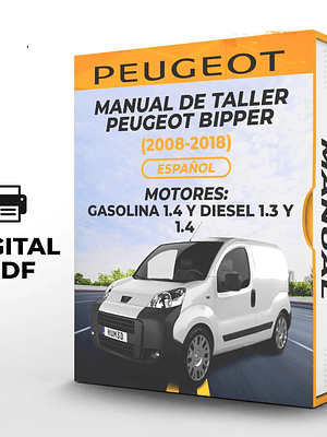 Manual de Taller Peugeot Bipper (2008-2018) Español Diagramas Eléctricos